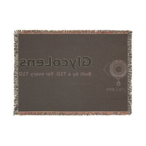 GlycoLens Logo Woven Blanket — Built by a T1D, For Every T1D
