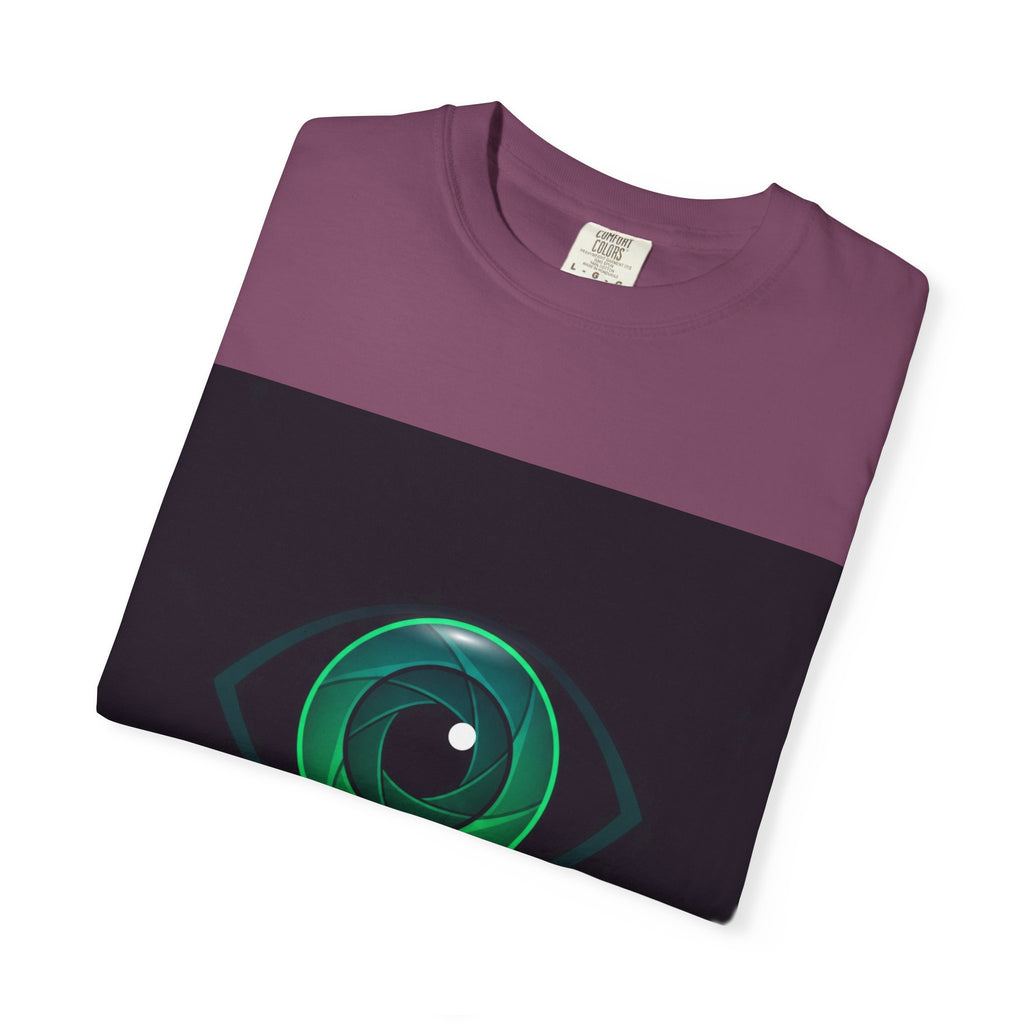 GlycoLens Logo T-Shirt — Green Eye Tech Graphic Tee