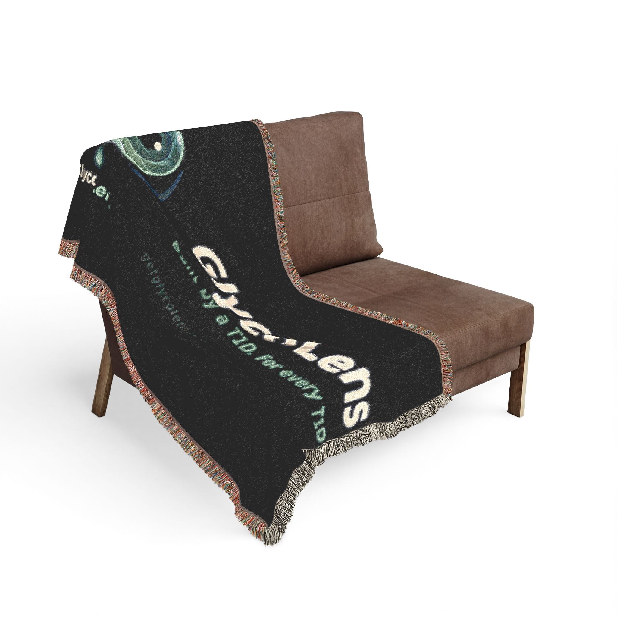 GlycoLens Logo Woven Blanket — Built by a T1D, For Every T1D