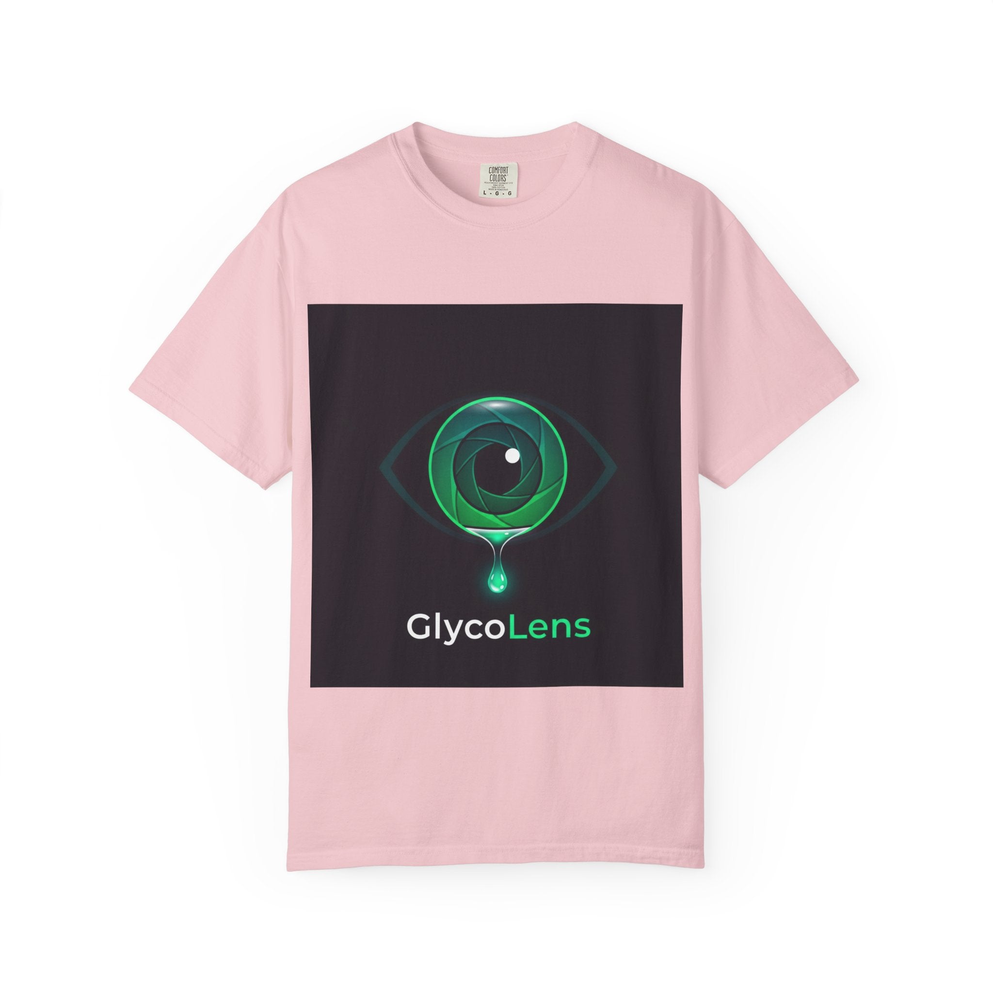 GlycoLens Logo T-Shirt — Green Eye Tech Graphic Tee