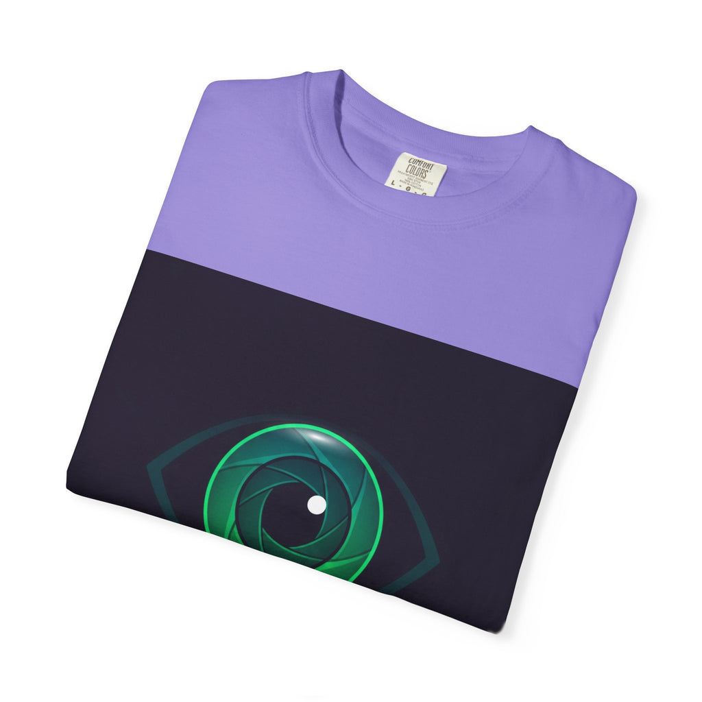 GlycoLens Logo T-Shirt — Green Eye Tech Graphic Tee