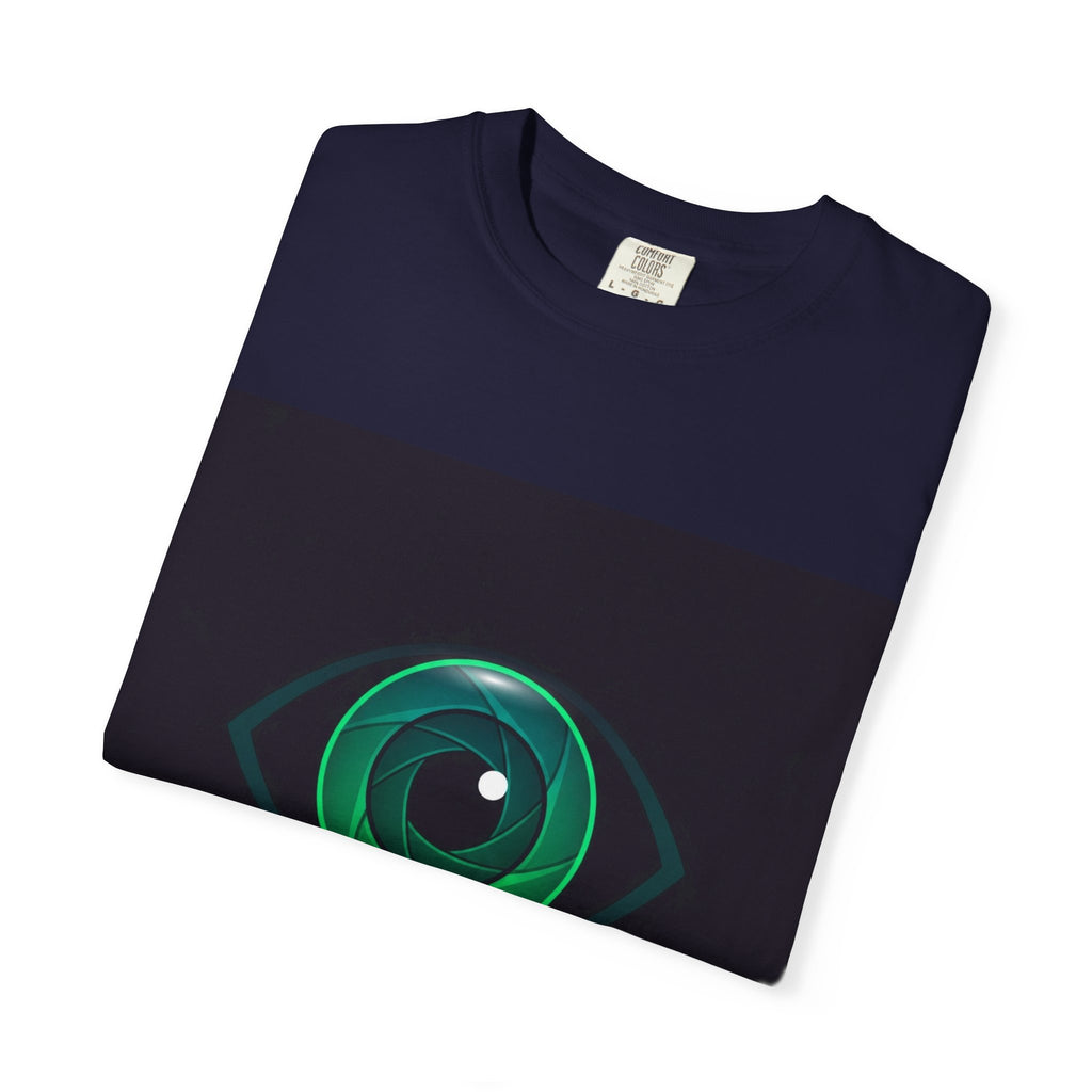 GlycoLens Logo T-Shirt — Green Eye Tech Graphic Tee