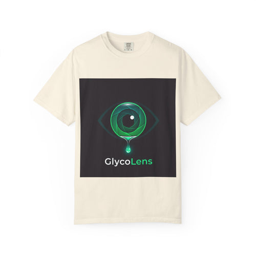 GlycoLens Logo T-Shirt — Green Eye Tech Graphic Tee