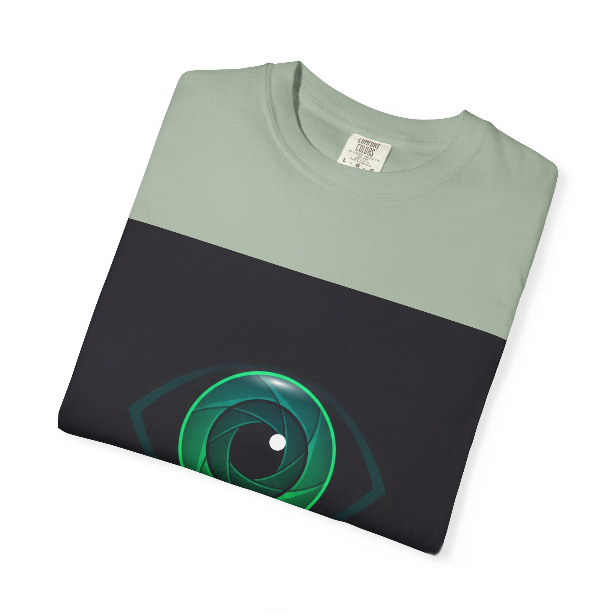 GlycoLens Logo T-Shirt — Green Eye Tech Graphic Tee