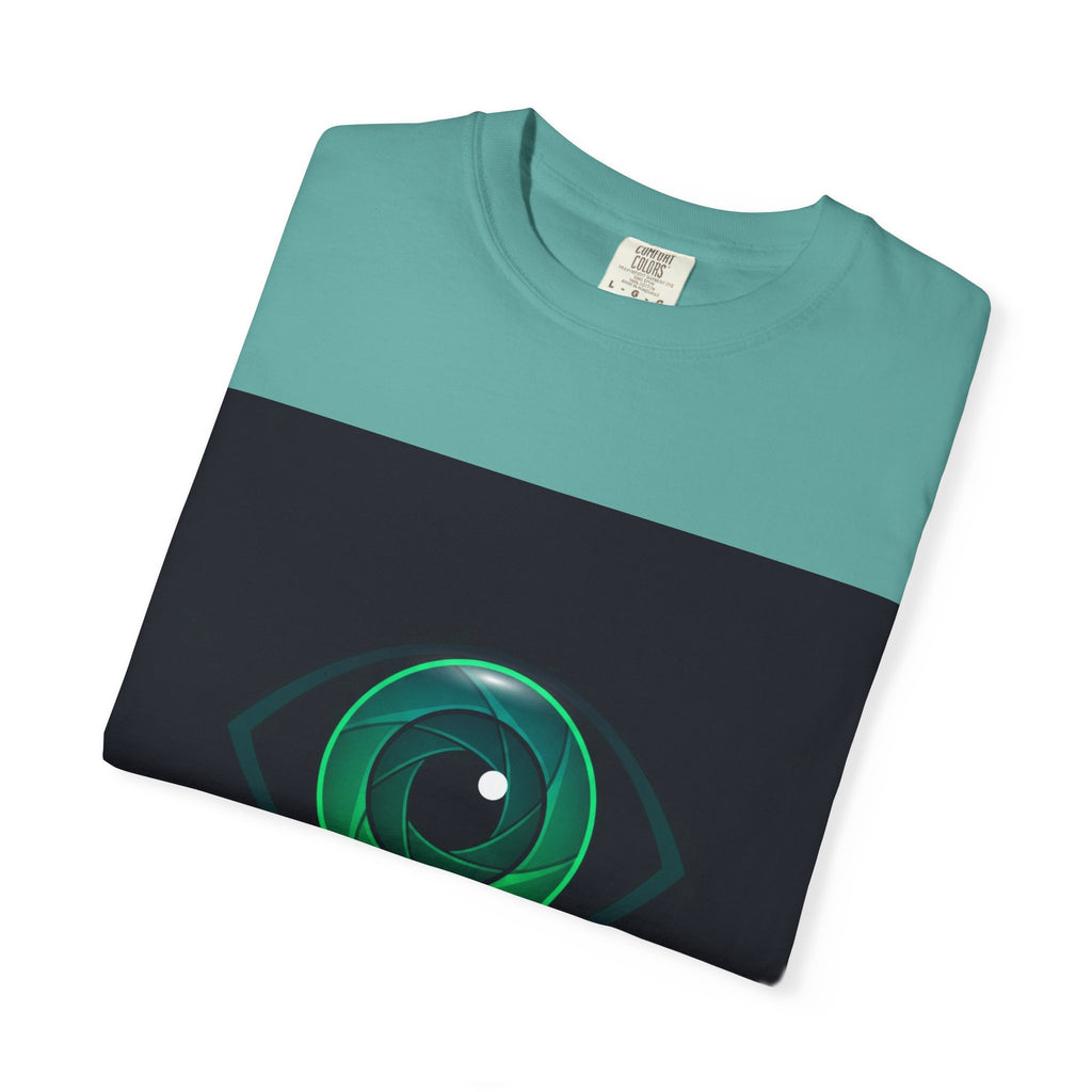 GlycoLens Logo T-Shirt — Green Eye Tech Graphic Tee