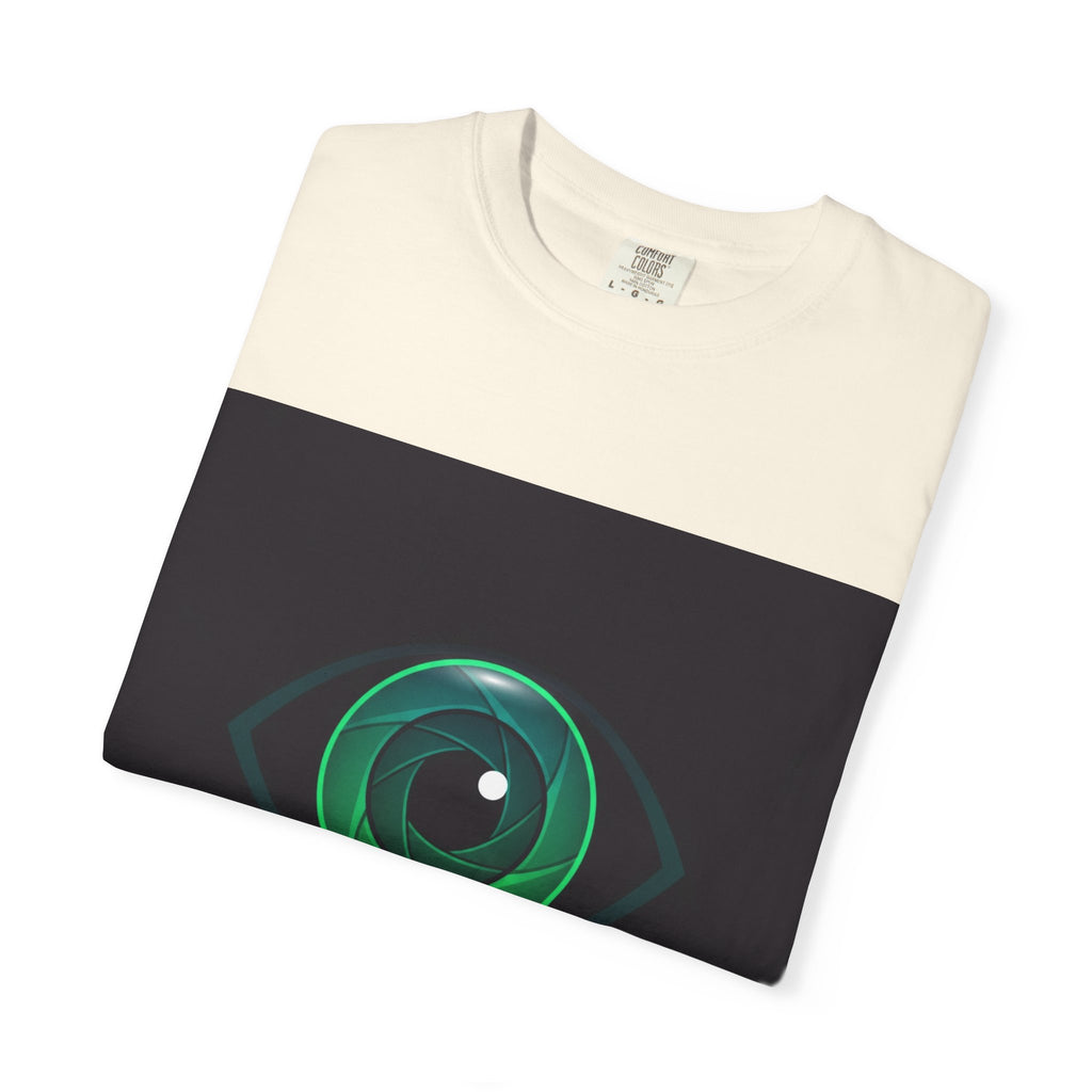 GlycoLens Logo T-Shirt — Green Eye Tech Graphic Tee