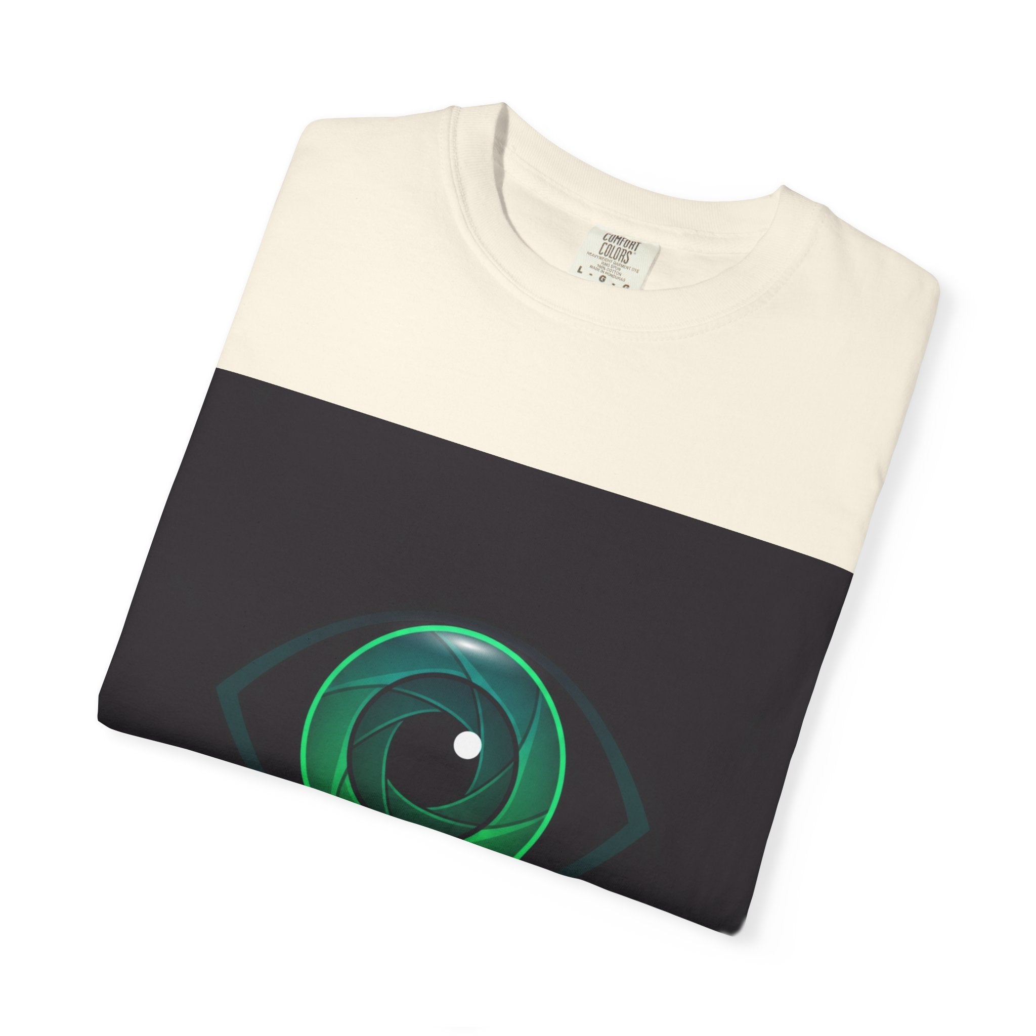 GlycoLens Logo T-Shirt — Green Eye Tech Graphic Tee