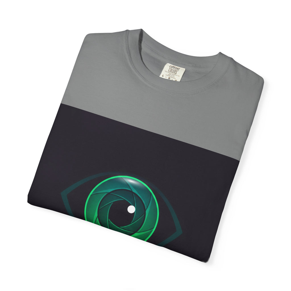 GlycoLens Logo T-Shirt — Green Eye Tech Graphic Tee