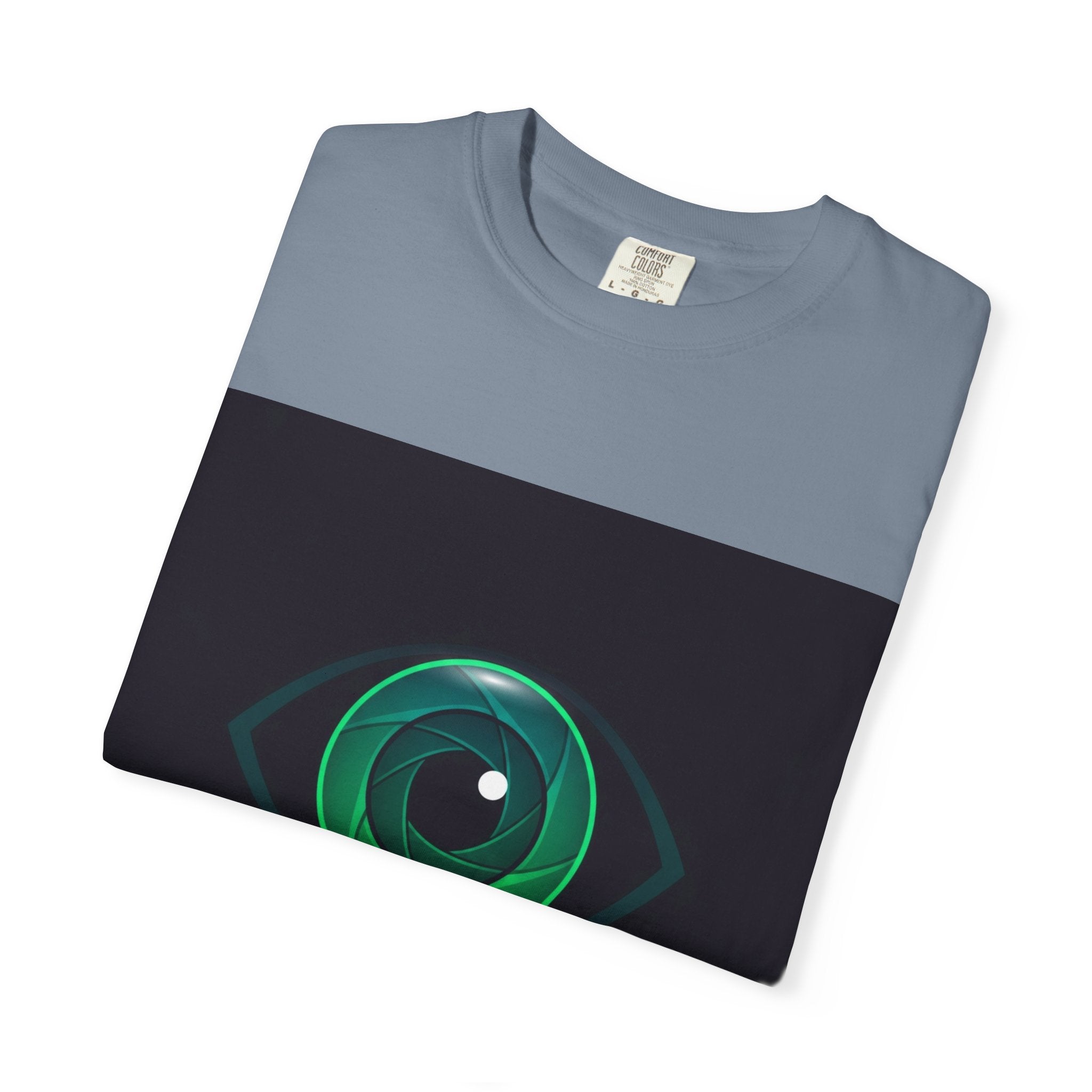 GlycoLens Logo T-Shirt — Green Eye Tech Graphic Tee