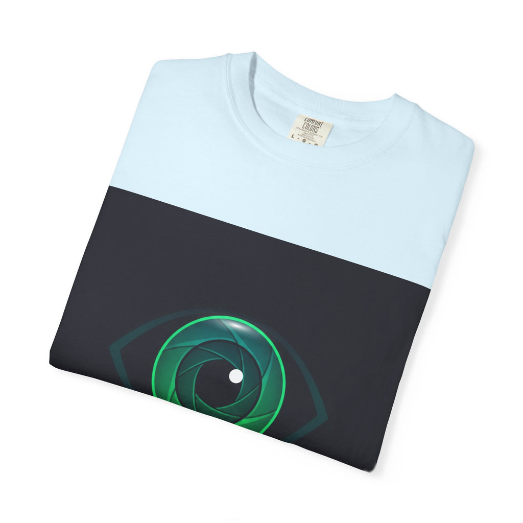 GlycoLens Logo T-Shirt — Green Eye Tech Graphic Tee