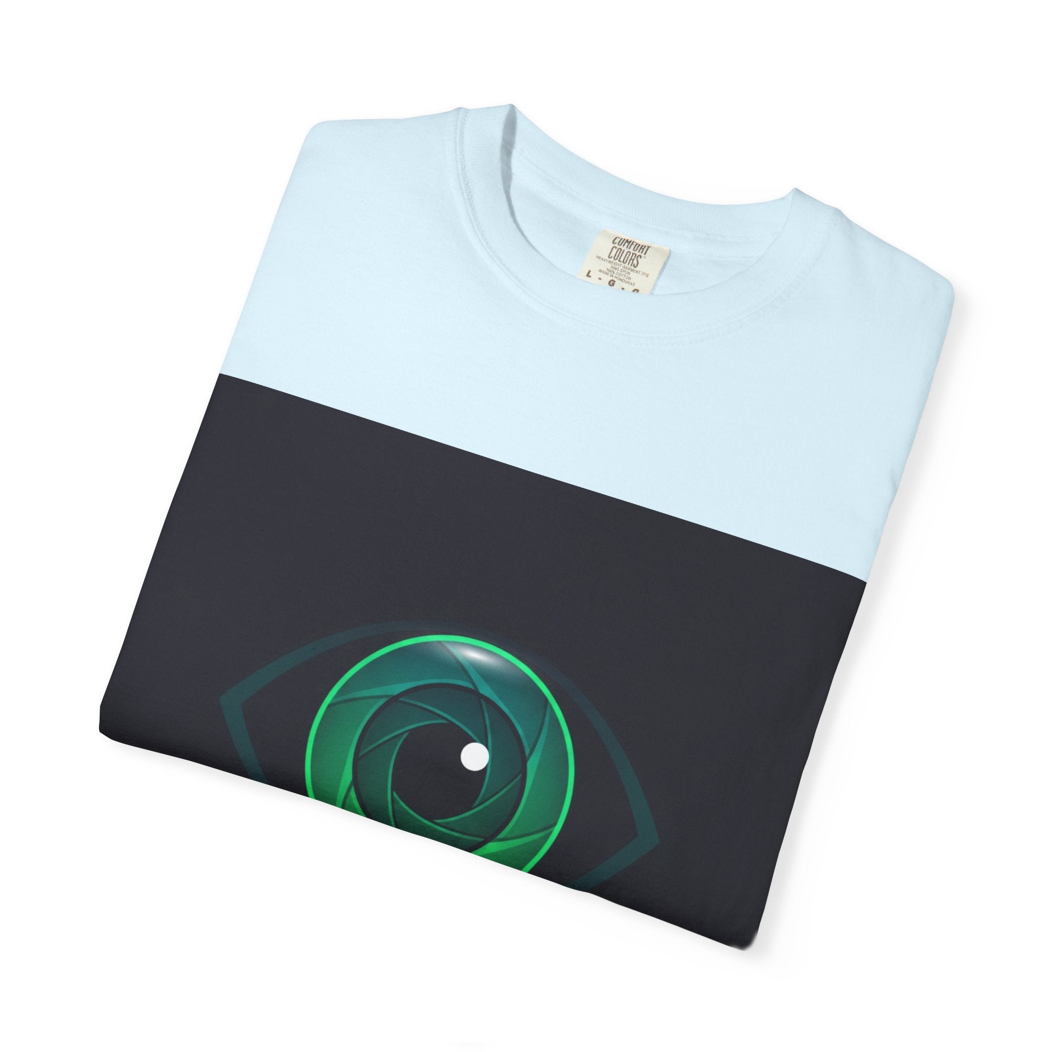 GlycoLens Logo T-Shirt — Green Eye Tech Graphic Tee