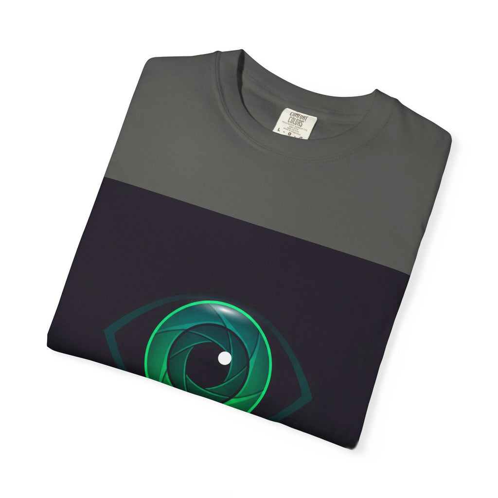 GlycoLens Logo T-Shirt — Green Eye Tech Graphic Tee