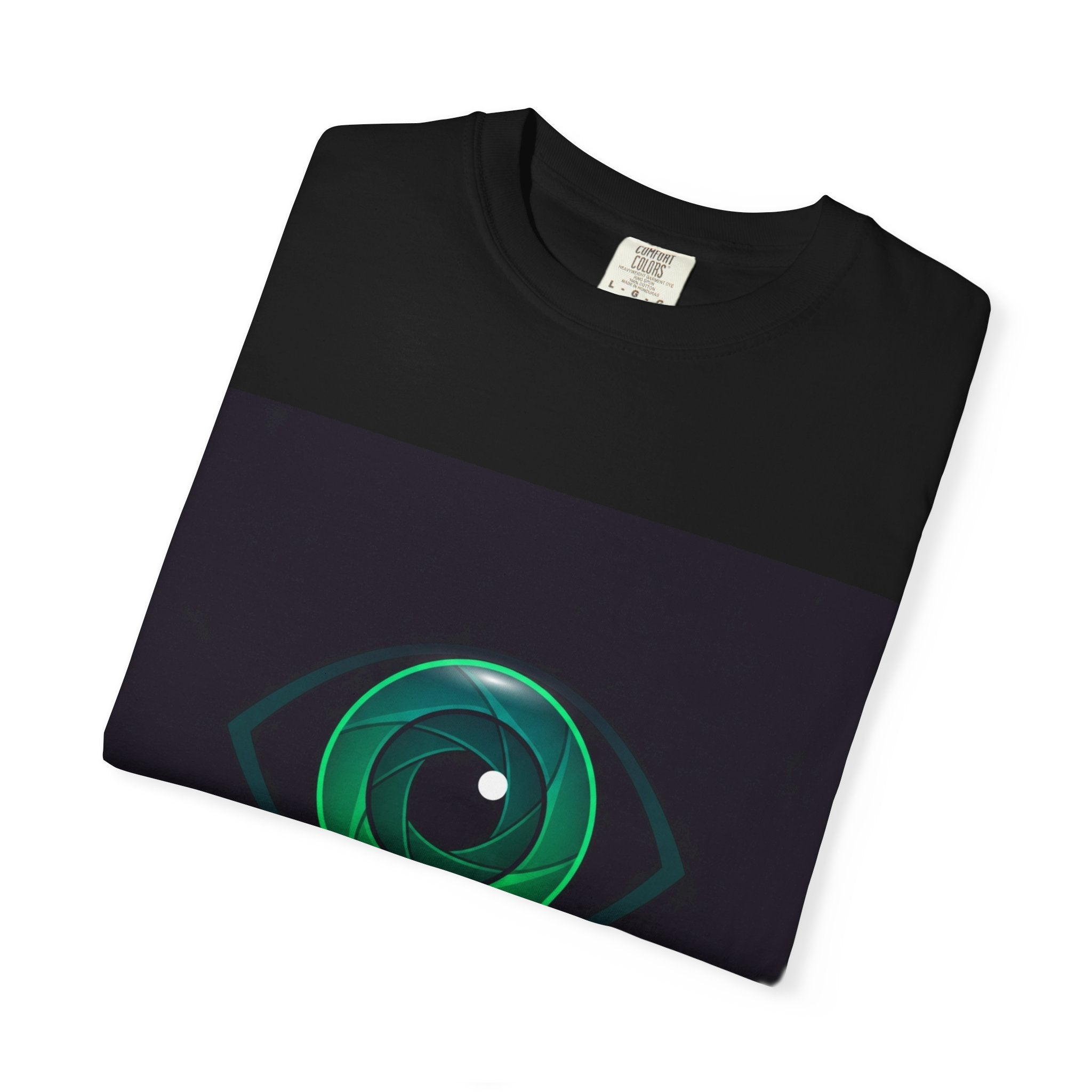 GlycoLens Logo T-Shirt — Green Eye Tech Graphic Tee